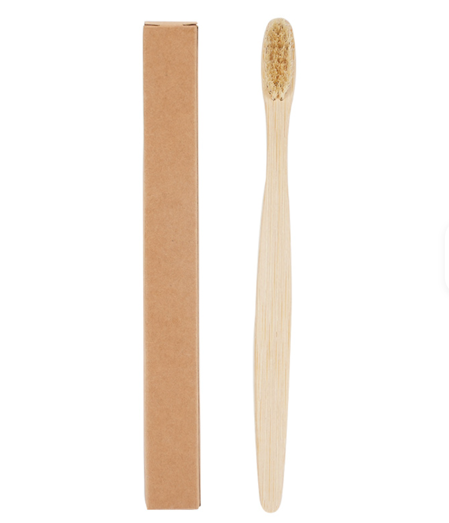Bamboo Toothbrush with Boar Hair Bristles