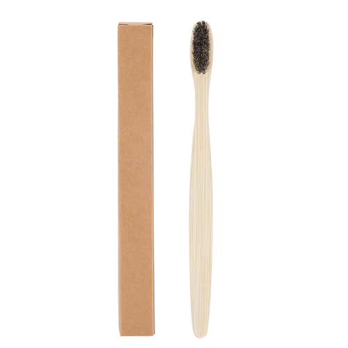 Bamboo Toothbrush with Charcoal Bristles